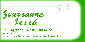 zsuzsanna kesik business card